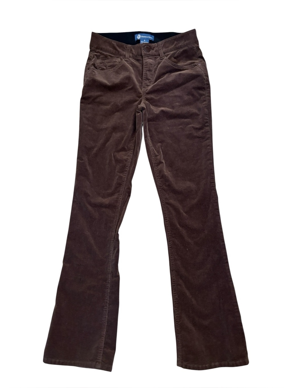 Democracy Ab Solution Itty Bitty Boot Cut Jeans Raw Umber Brown Size 4